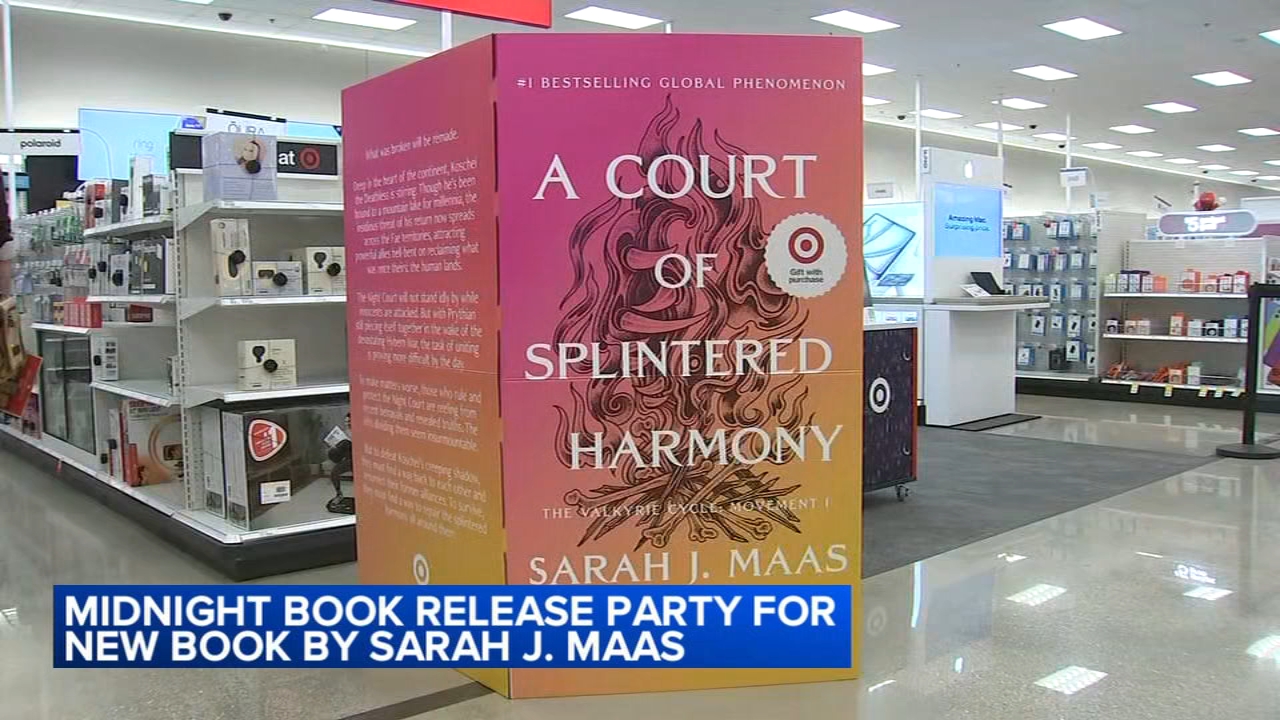 New 'ACOTAR' book 6 released: 'A Court of Splintered Harmony' by Sarah J. Maas is here; how to read series in order
       — 6ABC Action News (Philadelphia)